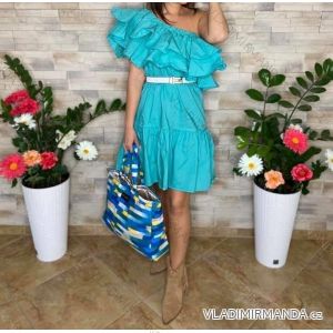 Kleid mit 3/4 Ärmeltasche für Damen (uni sl) ITALIAN Fashion IM3181746