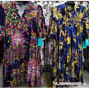 Kurzarmkleid für Damen in Übergröße (M-3XL) POLISH FASHION PME20012
