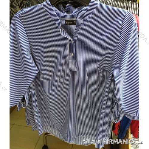 Tunika 3/4 Langarmhemd Damen übergroß (M-3XL) POLISH FASHION PME20019
