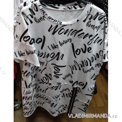 Kleid übergroße Kurzarmfrauen (UNI S-M) ITALIAN FASHION IM920151
