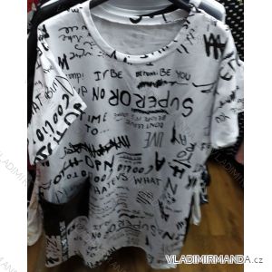 Kleid übergroße Kurzarmfrauen (UNI S-M) ITALIAN FASHION IM920153
