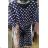 Kleid Kurzarm Damen Tupfen (UNI S-M) ITALIENISCHE MODE IM920157
