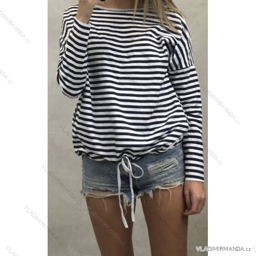 Sweatshirt Kurzarm (uni) ITALIENISCHE Mode IM518226
