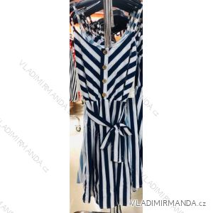 Kleidet langen Streifen der Sommerfrauen (uni sl) ITALIENISCHE Art und Weise IMM20101
