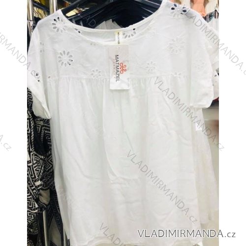 T-Shirt Kurzarm Frauen (uni s-m) ITALIAN FASHION IMM200466