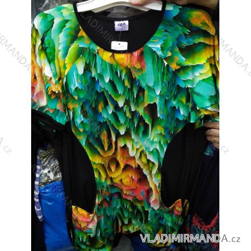Klassisches übergroßes Sommerkleid (44-48) L.G.M. POLNISCHE MODE LGM20012
