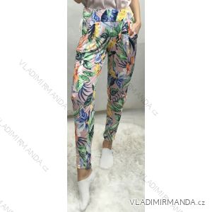 Lange Taillenhose der Frauen (uni s/m) ITALSKá MóDA IM920144