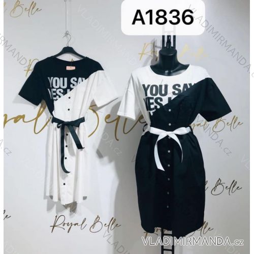 KURZKLEIDERKLEID FÜR FRAUEN (uni s / m) ITALIENISCHE MODE IMM20A1836