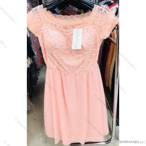 Kleid mit 3/4 Ärmeltasche für Damen (uni sl) ITALIAN Fashion IM3181746