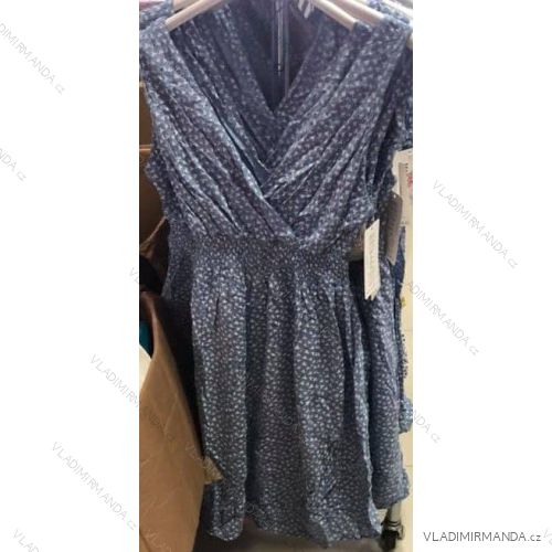 Sommer Kurzarm Kleid Frauen Polka Dot (uni s / m) ITALIENISCHER MODUS IM919696