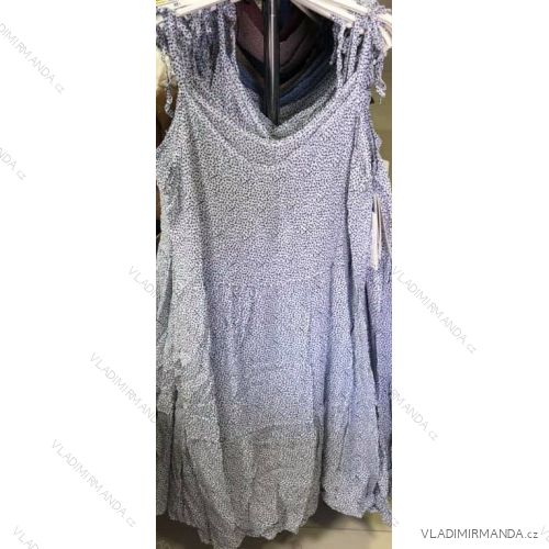 Sommer Kurzarm Kleid Frauen Polka Dot (uni s / m) ITALIENISCHER MODUS IM919696