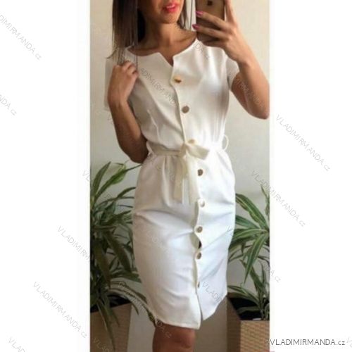 Sommer-Frauenkleid (uni sl) ITALIENISCHE Mode IM9177668