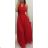 Damen Sommer Sommer Chiffon Kleid (uni s / l) ITALIAN FASHION IMM205504