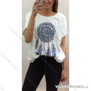 T-Shirt / Tunika Kurzarm Damen (uni l / xl) ITALIAN FASHION IM1319192