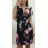 Kurzarmkleid Frauen (uni s / m) ITALIAN FASHION IM920067