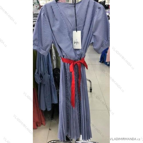 Sommer-Frauenkleid (uni SL) ITALIAN Fashion IM9171