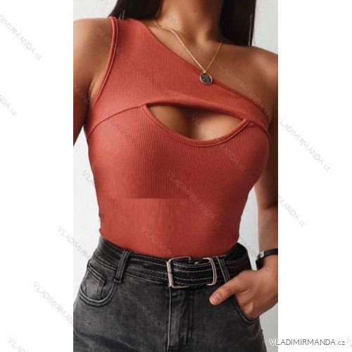Top Tank Top Sommer Frauen (uni sm) ITALIENISCHE MODE IMM200407A