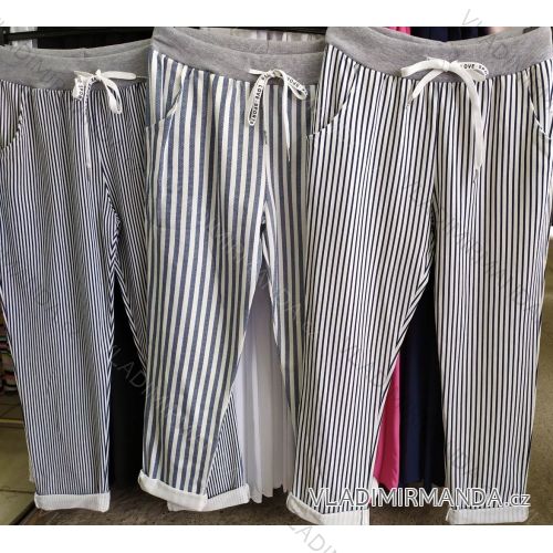 Elegante lange Damenhose (uni s-l) ITALIAN MODA IM720021