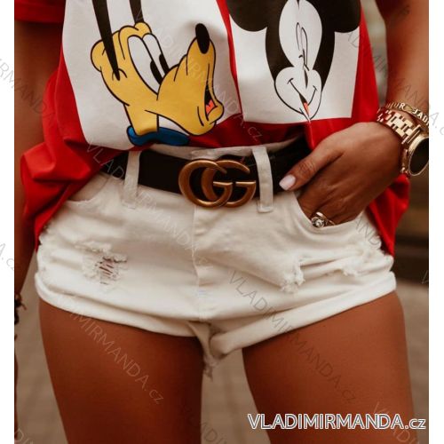 Shorts Shorts Sommer Damenstreifen (uni s / m) ITALIAN FASHION IMM20120