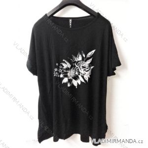 Damen Kurzarmtunika (uni xL / 2XL) TURKISH FASHION TM9200692