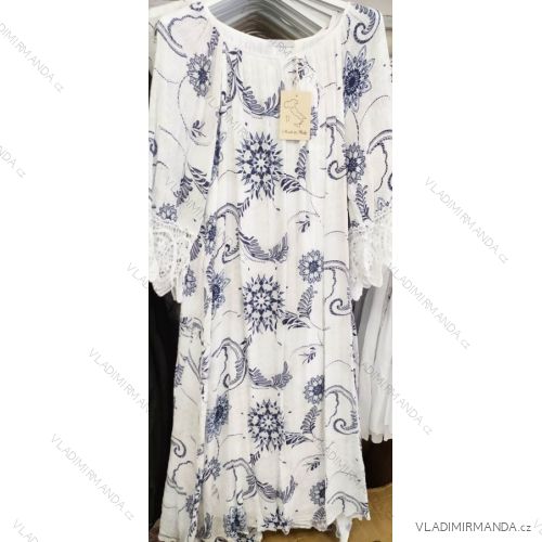 Sommer Kurzarm Lace Ladies Dress (uni s / l) ITALIENISCHE MODE IM719292