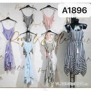 Träger Sommerstreifen Kleid Frauen (UNI S-M) ITALIENISCHE MODE IMM20315