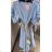 Kurzarm-Sommerkleid für Damen (UNI S-M) ITALIAN FASHION IMM20318
