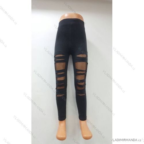 Lange Leggings mit Pailletten für Mädchen (140-164) TÜRKISCHE PRODUKTION TVB20012