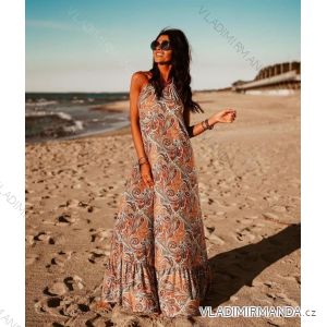 Kleidet langen Streifen der Sommerfrauen (uni sl) ITALIENISCHE Art und Weise IMM20208