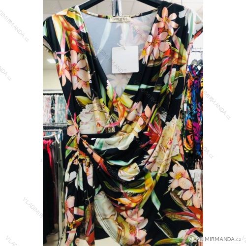 Ärmellose Blumentunika Damen (UNI SM) ITALIENISCHE MODE IMM20408