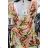 Ärmellose Blumentunika Damen (UNI SM) ITALIENISCHE MODE IMM20408