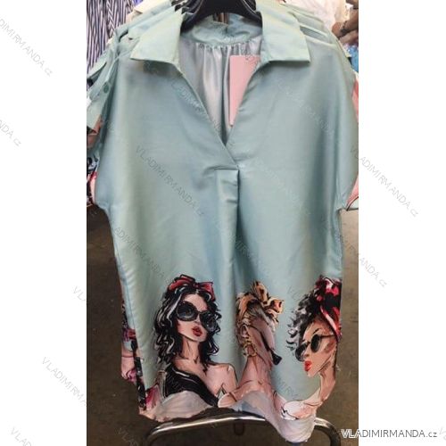 Kleid mit 3/4 Ärmeltasche für Damen (uni sl) ITALIAN Fashion IM3181746