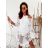 Kleid mit 3/4 Ärmeltasche für Damen (uni sl) ITALIAN Fashion IM3181746