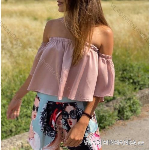 Damen-Tanktop PUNTÍK (uni s-m) ITALIAN FASHION IMM20110