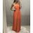 Damen Sommer Sommer Chiffon Kleid (uni s / l) ITALIAN FASHION IMM205504