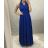 Damen Sommer Sommer Chiffon Kleid (uni s / l) ITALIAN FASHION IMM205504
