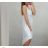 Spitze kurzes Sommer trägerloses Damenkleid (uni s / l) ITALIAN FASHION IM720087