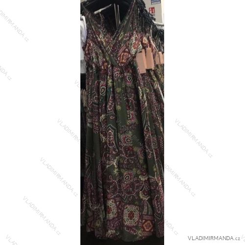 Sommer langes Kleid Damen (uni sl) ITALIENISCHE Mode IM918155