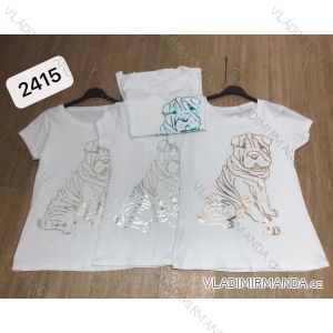 Kurzarm-T-Shirt für Damen (UNI S-M) ITALIAN FASHION IMM20305