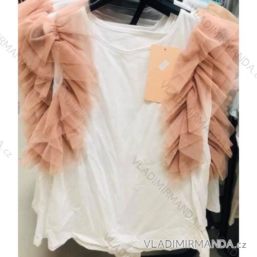 Kurzarm-T-Shirt für Damen (UNI S-M) ITALIAN FASHION IMM20305
