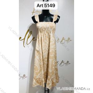 Kleid mit 3/4 Ärmeltasche für Damen (uni sl) ITALIAN Fashion IM3181746