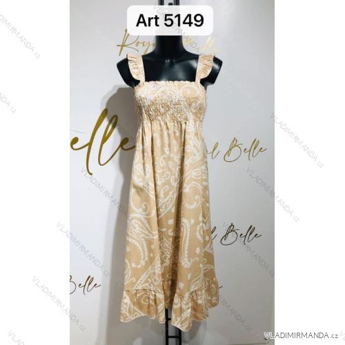 Kleid mit 3/4 Ärmeltasche für Damen (uni sl) ITALIAN Fashion IM3181746