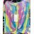 Kurzarm-T-Shirt für Damen (UNI S-M) ITALIAN FASHION IMM20305