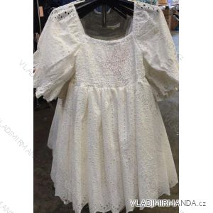 Kurzarm-Sommerkleid für Damen (UNI S-M) ITALIAN FASHION IMM20318