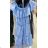 Kleid mit 3/4 Ärmeltasche für Damen (uni sl) ITALIAN Fashion IM3181746