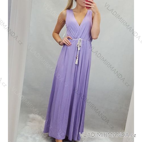 Sommerliches trägerloses Sommerkleid für Damen (UNI S-M) ITALIAN FASHION IMM20304