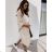 Kleid mit 3/4 Ärmeltasche für Damen (uni sl) ITALIAN Fashion IM3181746