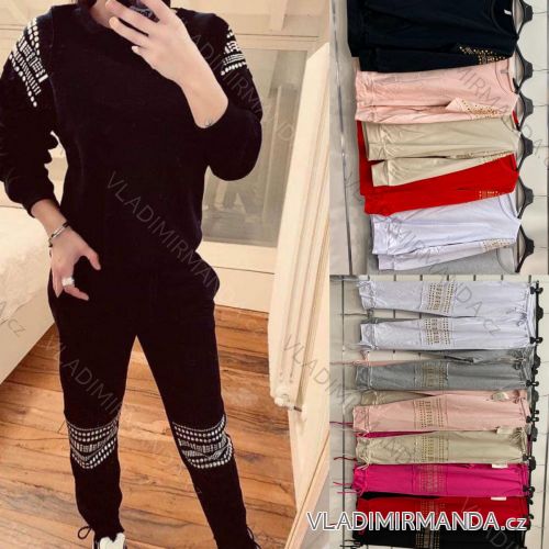 Jogginghose Set Damen Sweatshirt (uni sl) TURKISH FASHION IMK20034