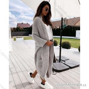 Strickjacke gestrickt Langarm Frauen (UNI S / M) ITALIENISCHE MODE IMD20CR77