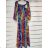 Kleid mit 3/4 Ärmeltasche für Damen (uni sl) ITALIAN Fashion IM3181746